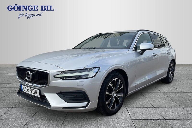 Silver Begagnad 2021 Volvo V60 Pro Kombi | 289 000 kr (Marknadspris) - Bild 1/3