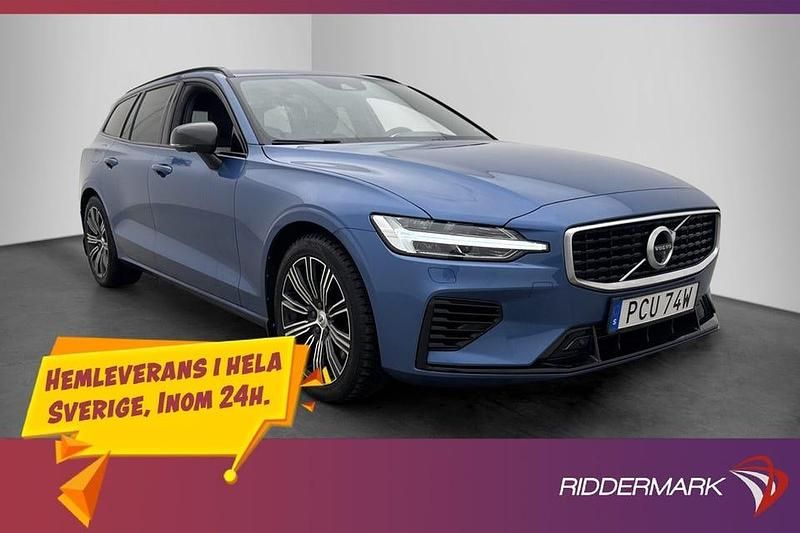 Blå Begagnad 2020 Volvo V60 R-Design Kombi | 318 900 kr - Bild 1/3