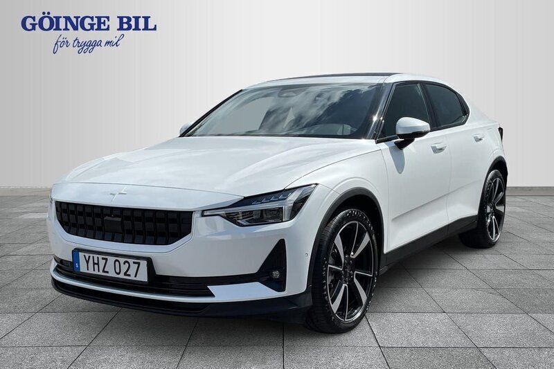Vit Begagnad 2021 Polestar 2 Plus Sedan | 399 000 kr (Marknadspris) - Bild 1/3