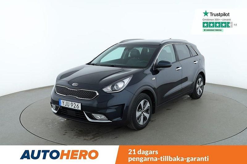 Blå Begagnad 2016 Kia Niro Advance SUV | 191 000 kr (Marknadspris) - Bild 1/4