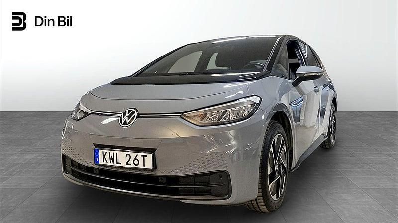 Moonstone grey black Begagnad 2023 VW ID.3 Pro Halvkombi | 299 900 kr (Lite dyr) - Bild 1/4