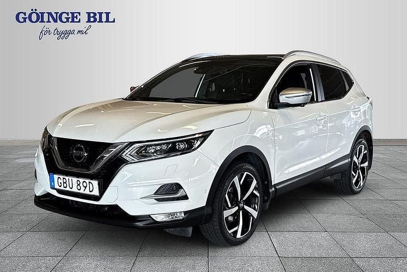 Vit Begagnad 2019 Nissan Qashqai S SUV | 189 000 kr (Marknadspris) - Bild 1/3