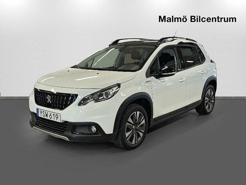 Vit Begagnad 2018 Peugeot 2008 GT-line SUV | 159 900 kr (Lite dyr) - Bild 1/4