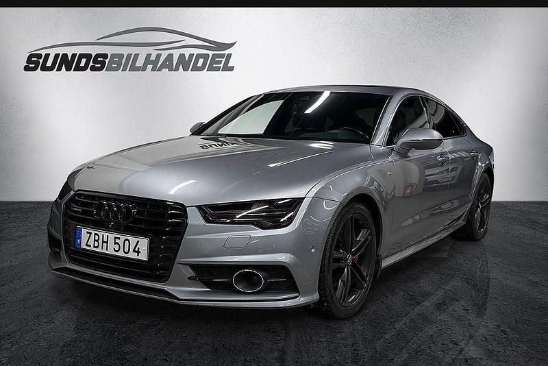 Begagnad Audi A7 S-Line 218 HK (160 kW) 2017 Grå Halvkombi