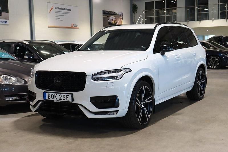 Vit Begagnad 2020 Volvo XC90 R-Design SUV | 539 800 kr (Lite dyr) - Bild 1/4