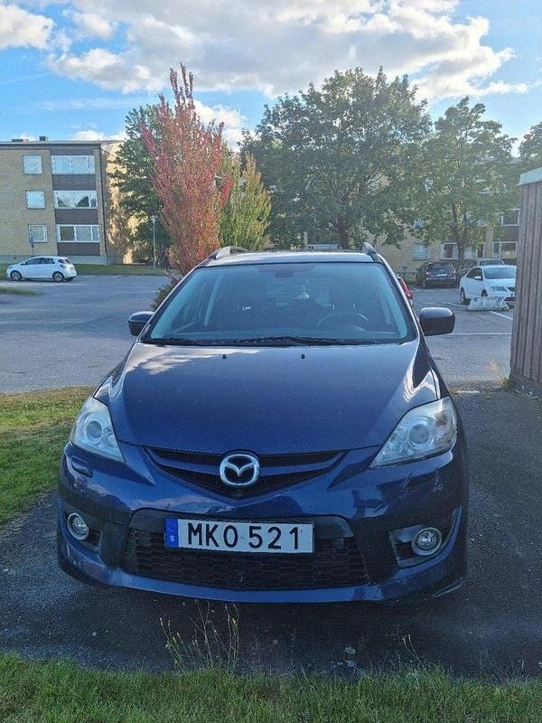 Blå Begagnad 2008 Mazda 5 Inclusive Minibuss | 35 000 kr (Bra pris) - Bild 1/4