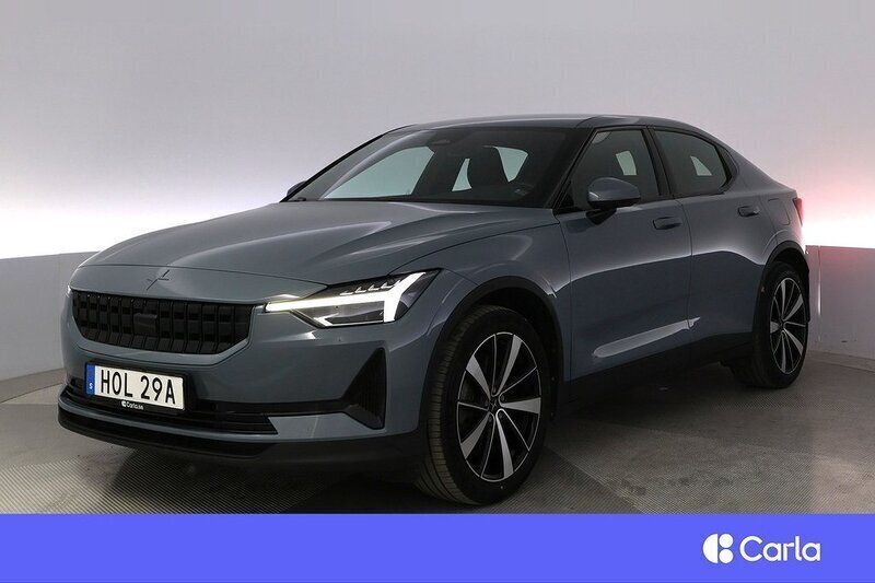 Grå Begagnad 2021 Polestar 2 Standard Range Single Motor Sedan | 286 900 kr (Marknadspris) - Bild 1/4