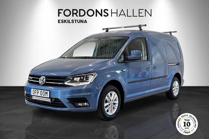 Blå Begagnad 2020 VW Caddy Maxi Minibuss | 139 900 kr (Marknadspris) - Bild 1/4