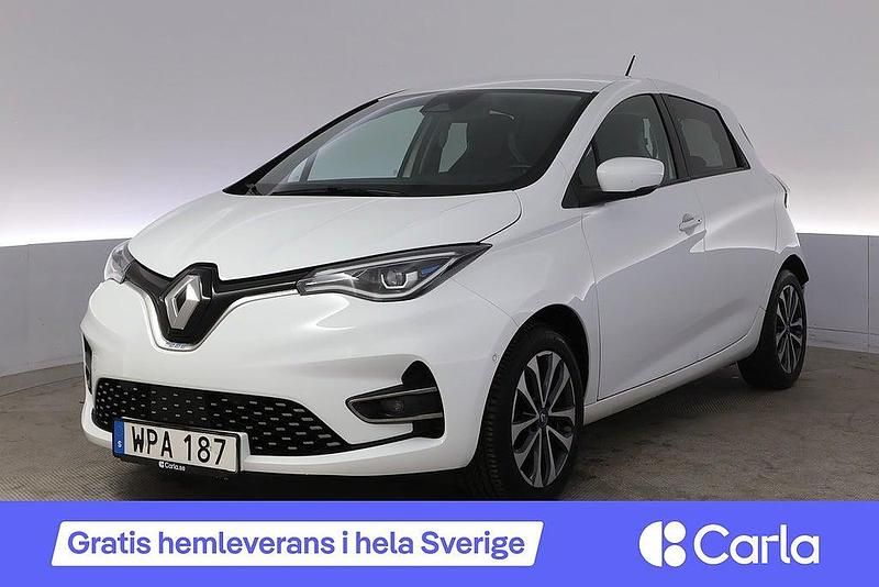 Vit Begagnad 2020 Renault Zoe Intens Halvkombi | 158 990 kr (Marknadspris) - Bild 1/4