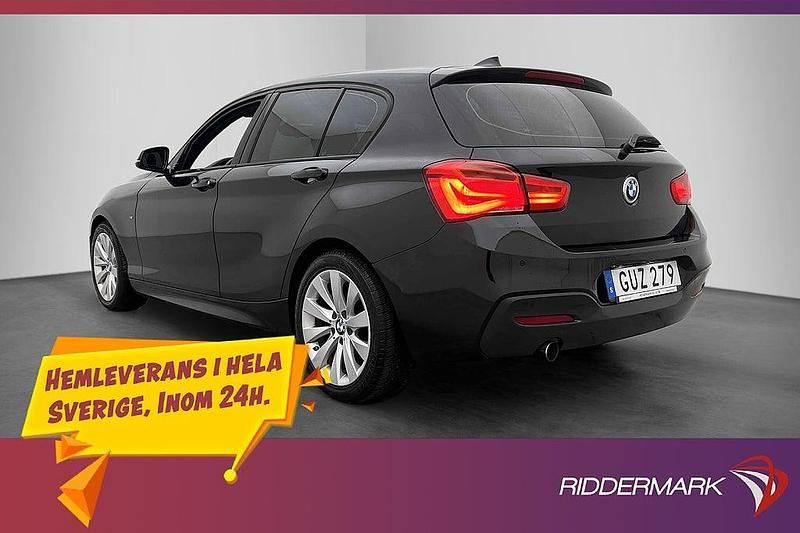 Begagnad BMW 118 M Sport 150 HK (110 kW) 2018 Svart Halvkombi