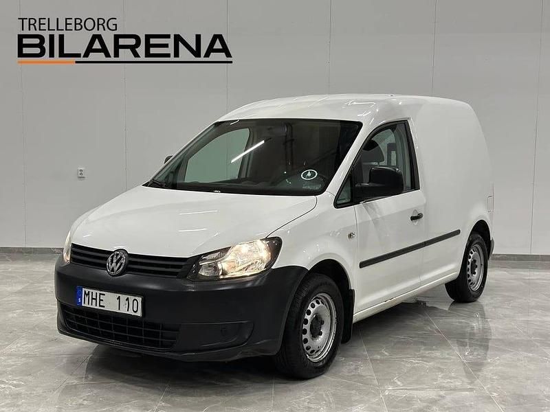 Vit Begagnad 2012 VW Caddy Minibuss | 49 900 kr (Marknadspris) - Bild 1/4