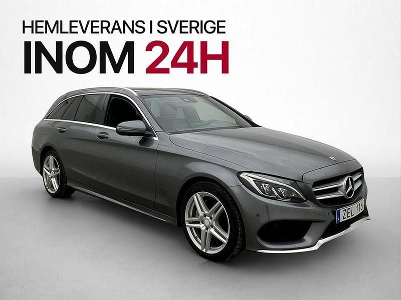 Begagnad Mercedes C220 AMG 170 HK (125 kW) 2017 Grå Kombi