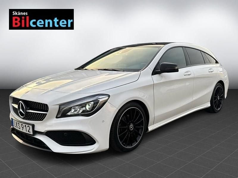 Vit Begagnad 2019 Mercedes CLA180 Shooting Brake AMG Kombi | 229 900 kr (Marknadspris) - Bild 1/4
