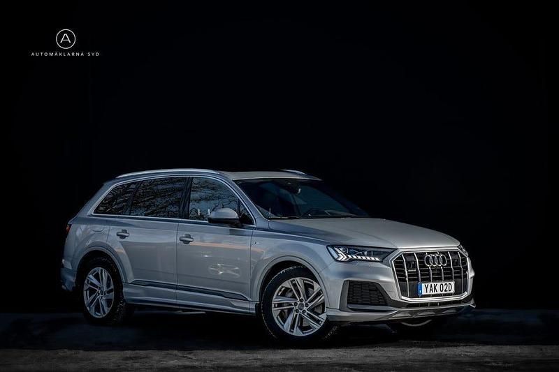 Begagnad Audi Q7 S-Line 286 HK (210 kW) 2020 Silver SUV