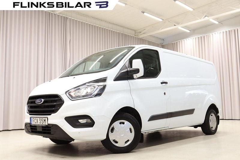Vit Begagnad 2023 Ford Transit Custom Van | 349 900 kr (Marknadspris) - Bild 1/4