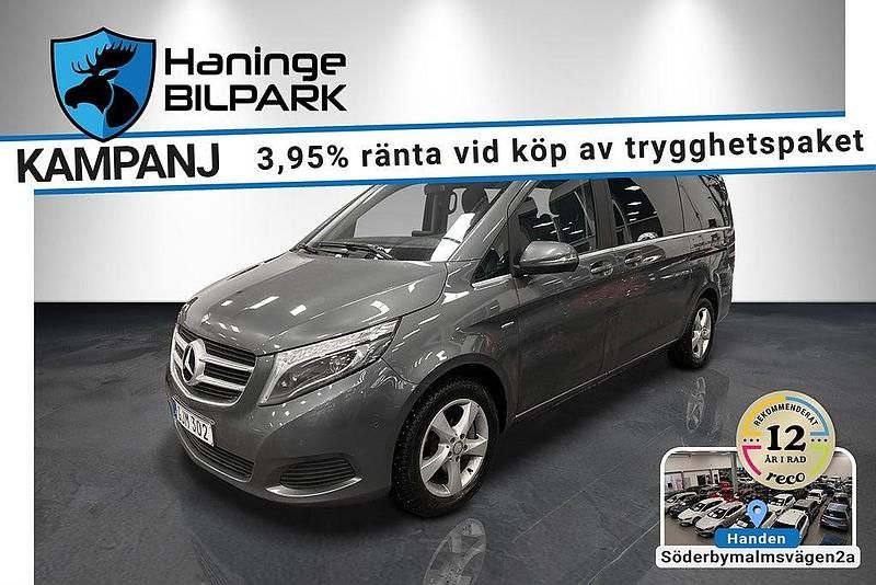 Begagnad Mercedes V250 Avantgarde 190 HK (139 kW) 2017 Grå Minibuss