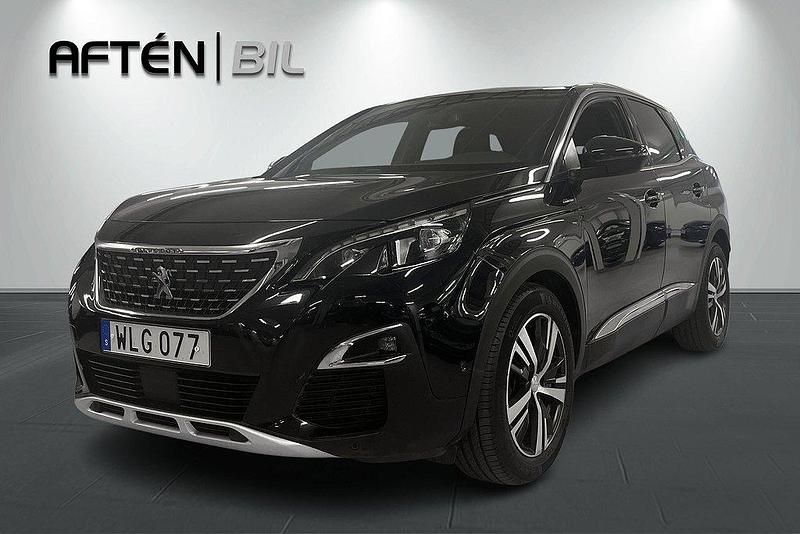 Svart Begagnad 2017 Peugeot 3008 GT-line SUV | 199 800 kr (Lite dyr) - Bild 1/3
