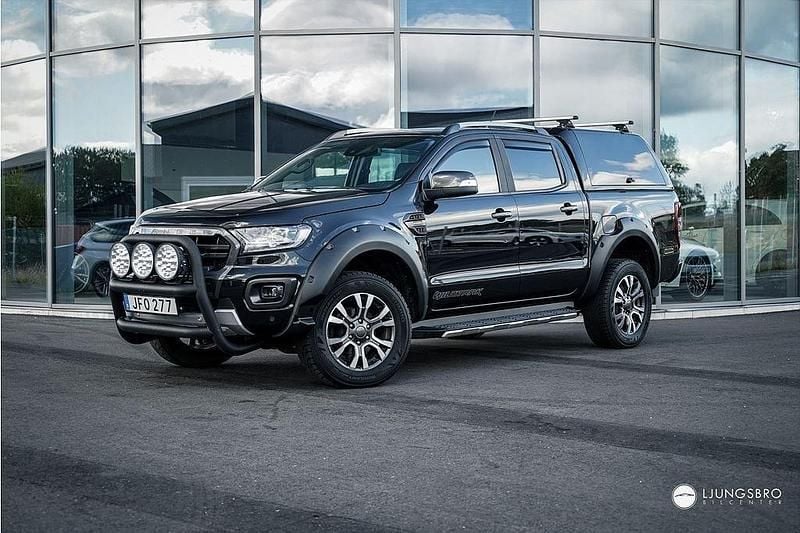 Svart Begagnad 2022 Ford Ranger Wildtrack Pickup | 479 900 kr (Lite dyr) - Bild 1/4