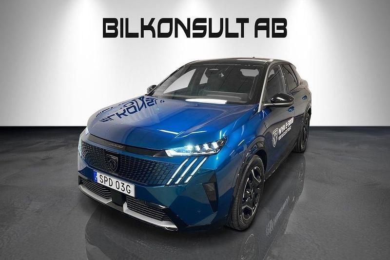 Begagnad Peugeot e-3008 GTi 157 kW (214 HK) 2025 Blå SUV