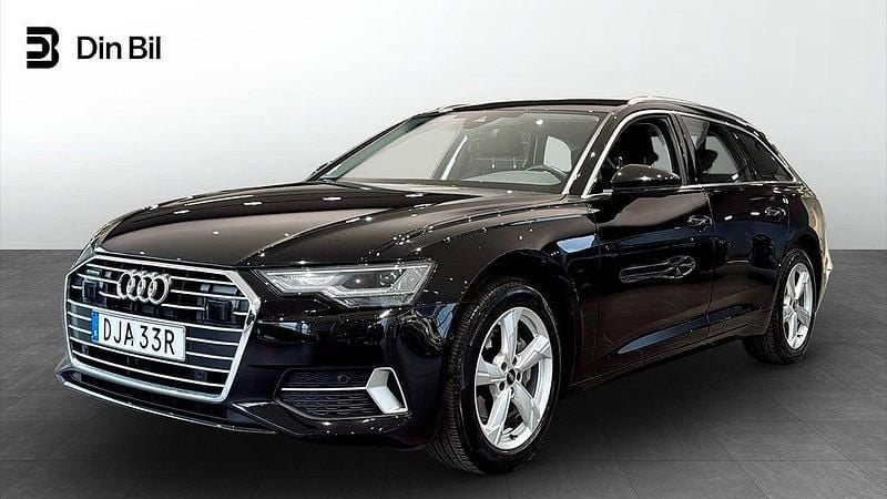 Brilliantsvart Begagnad 2023 Audi A6 Sport Kombi | 369 000 kr (Bra pris) - Bild 1/4
