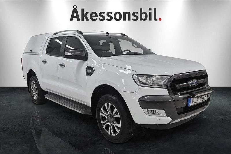 Vit Begagnad 2017 Ford Ranger Wildtrack Pickup | 149 000 kr (Superpris) - Bild 1/4
