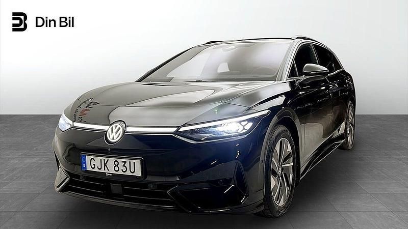 Svart Begagnad 2024 VW ID.7 Comfortline Kombi | 489 900 kr (Bra pris) - Bild 1/4