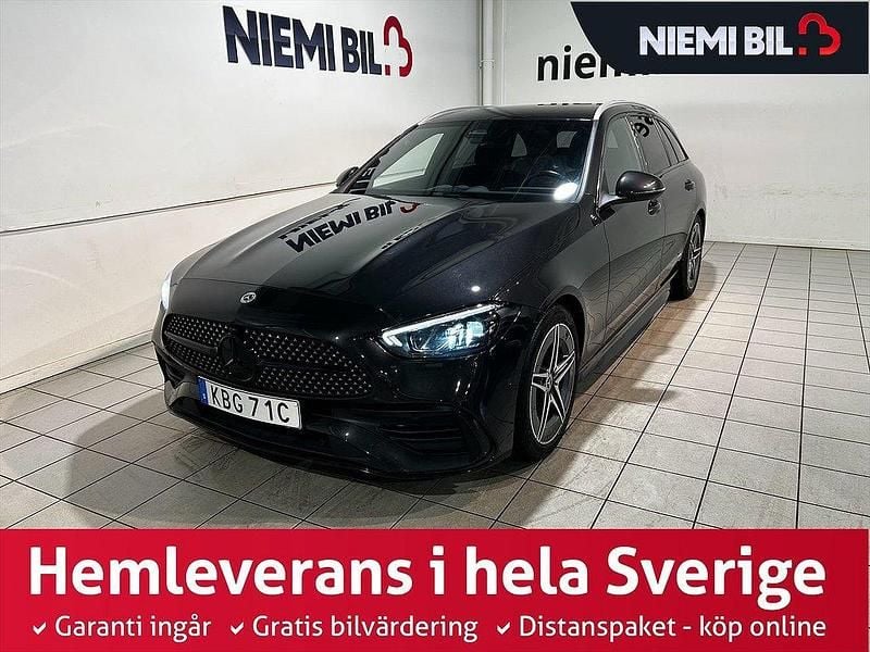 Grå Begagnad 2022 Mercedes C220 AMG Kombi | 459 900 kr (Marknadspris) - Bild 1/3