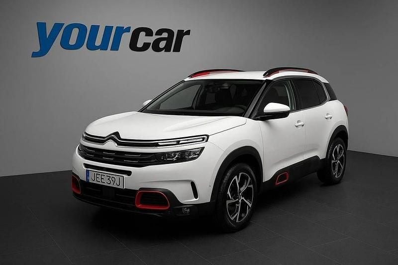 Vit Begagnad 2020 Citroën C5 Aircross PureTech SUV | 219 900 kr (Marknadspris) - Bild 1/4