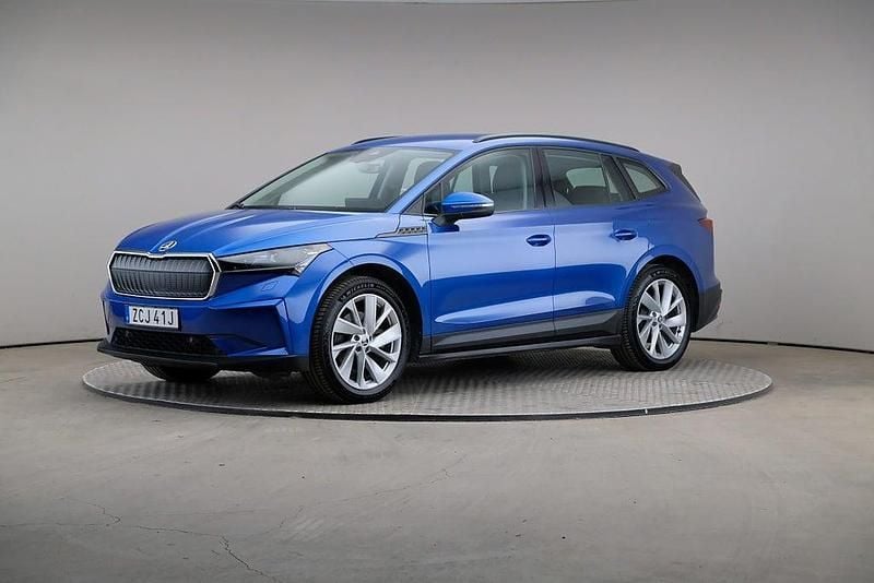 Blå Begagnad 2021 Skoda Enyaq iV SUV | 269 000 kr (Bra pris) - Bild 1/4