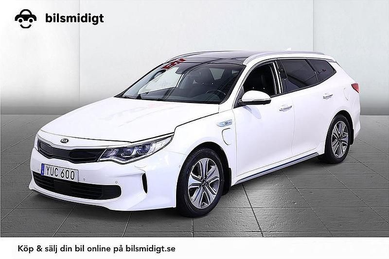 Vit Begagnad 2017 Kia Optima Advance Kombi | 158 900 kr (Dyr) - Bild 1/3
