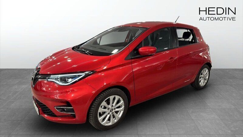 Röd (red) Begagnad 2021 Renault Zoe Zen Halvkombi | 154 900 kr (Superpris) - Bild 1/4