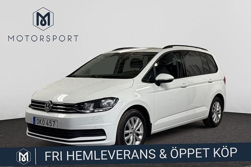 Begagnad VW Touran 150 HK (110 kW) 2016 Vit Minibuss