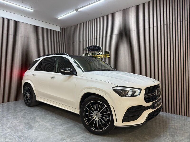 Vit Begagnad 2021 Mercedes GLE350e AMG SUV | 739 900 kr (Lite dyr) - Bild 1/4