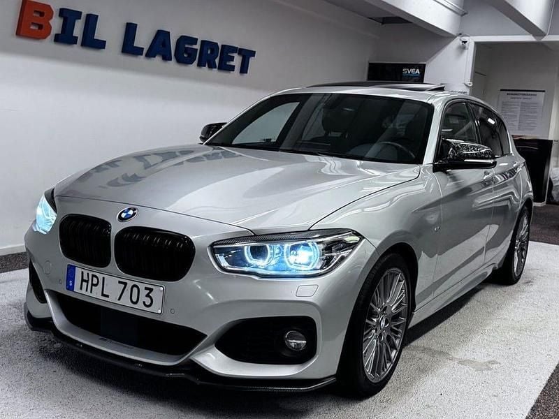 Begagnad BMW 120 M Sport 190 HK (139 kW) 2016 Silver Halvkombi