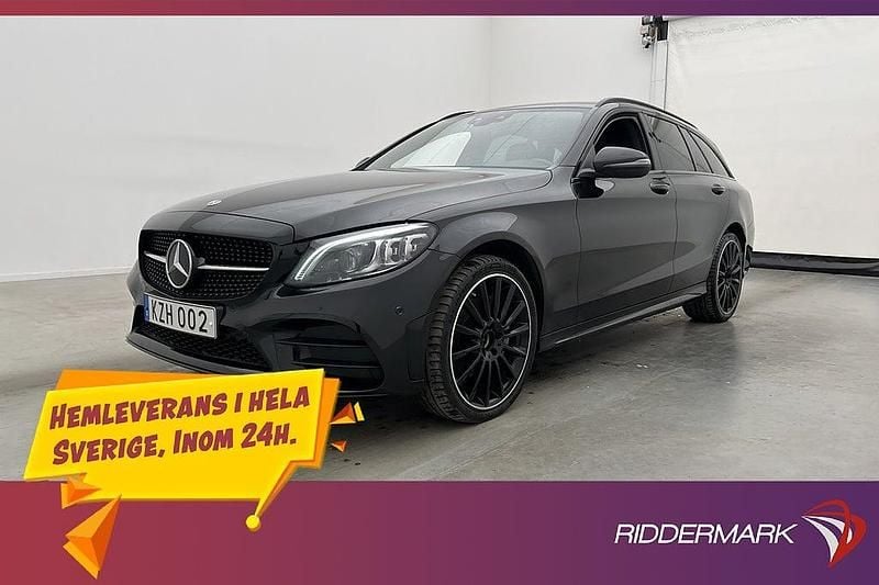 Svart Begagnad 2020 Mercedes C220 AMG Kombi | 294 800 kr (Marknadspris) - Bild 1/3