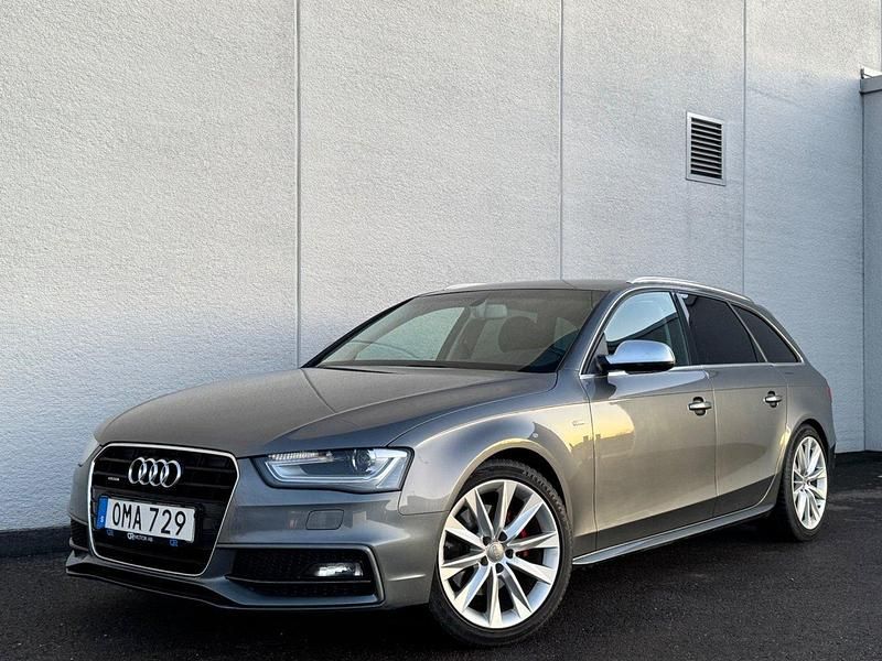 Grå (gråmetalic ) Begagnad 2015 Audi A4 S-Line Kombi | 157 900 kr (Bra pris) - Bild 1/4