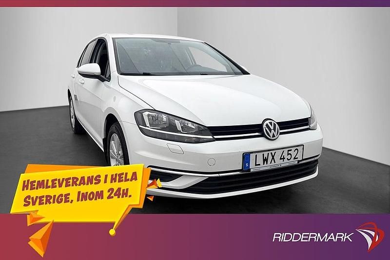 Vit Begagnad 2019 VW Golf VII | 179 900 kr (Marknadspris) - Bild 1/3