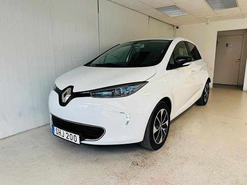 Vit Begagnad 2018 Renault Zoe Intens Halvkombi | 99 900 kr (Marknadspris) - Bild 1/4