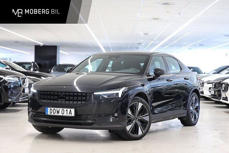 Svart Begagnad 2022 Polestar 2 Pilot Sedan | 304 900 kr (Bra pris) - Bild 1/3