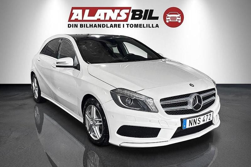 Vit Begagnad 2013 Mercedes A200 AMG line Halvkombi | 129 000 kr (Marknadspris) - Bild 1/4