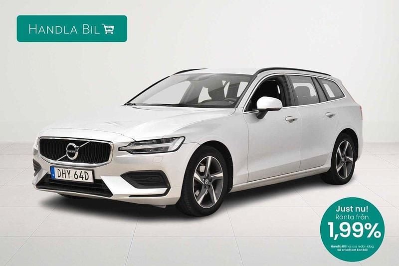 Silver Begagnad 2021 Volvo V60 Momentum Kombi | 259 900 kr (Marknadspris) - Bild 1/3