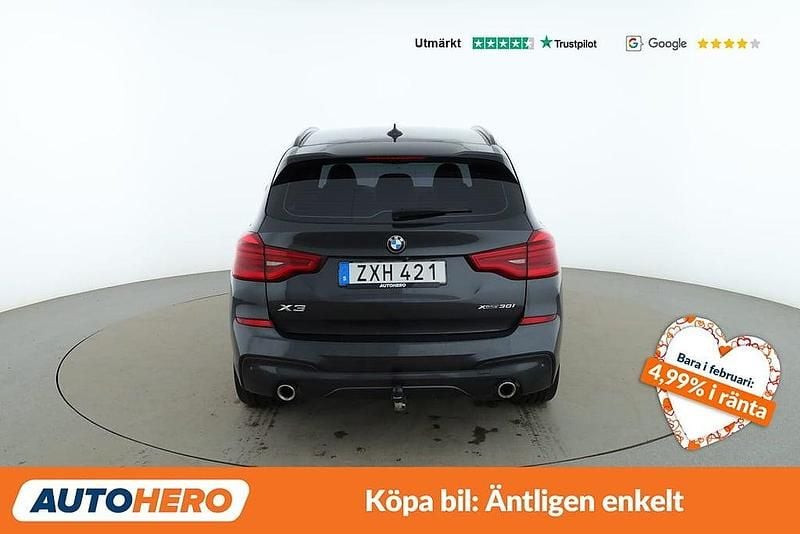 Begagnad BMW X3 M Sport 256 HK (188 kW) 2018 Grå SUV