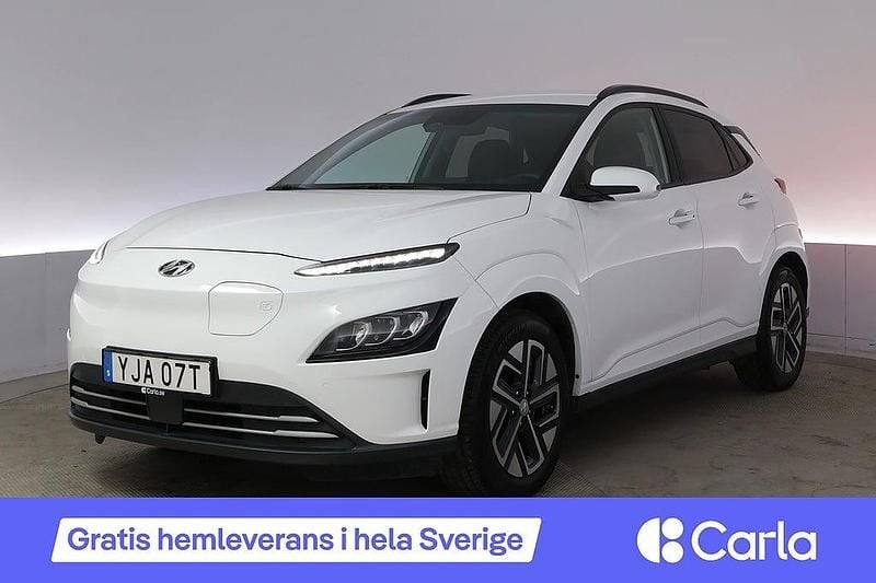 Vit Begagnad 2022 Hyundai Kona Essential SUV | 179 990 kr (Bra pris) - Bild 1/4