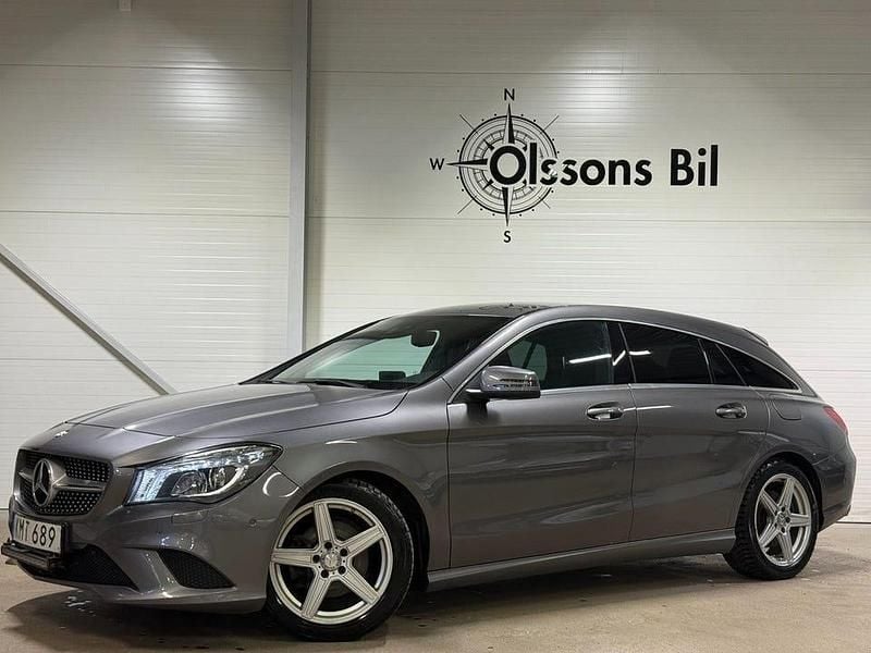 Mörkgrå Begagnad 2015 Mercedes CLA220 Shooting Brake Kombi | 169 900 kr (Marknadspris) - Bild 1/4