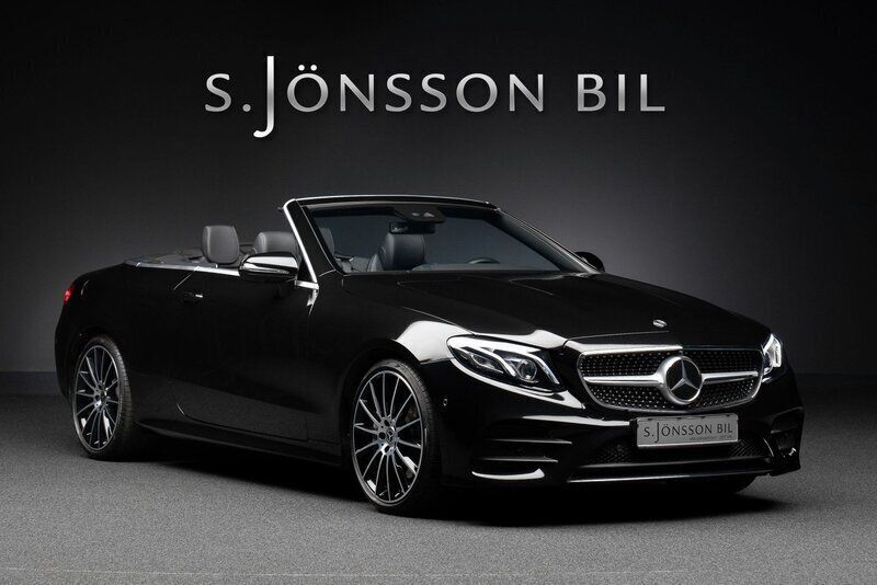 Svart Begagnad 2017 Mercedes E300 AMG Cab | 499 000 kr (Dyr) - Bild 1/4