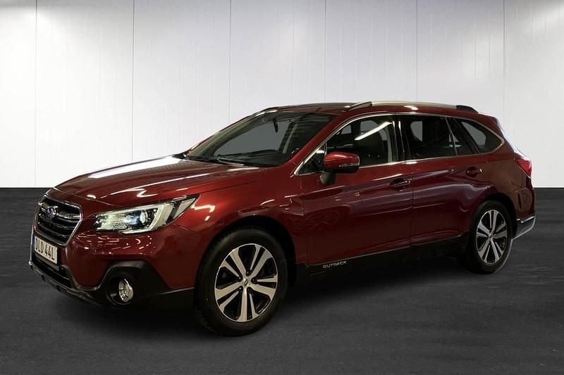 Ljusröd (red) Begagnad 2019 Subaru Outback SUV | 254 900 kr (Marknadspris) - Bild 1/4