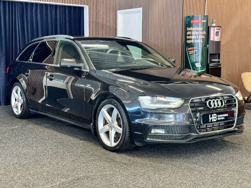 Svart Begagnad 2013 Audi A4 S-Line Kombi | 104 900 kr (Marknadspris) - Bild 1/4