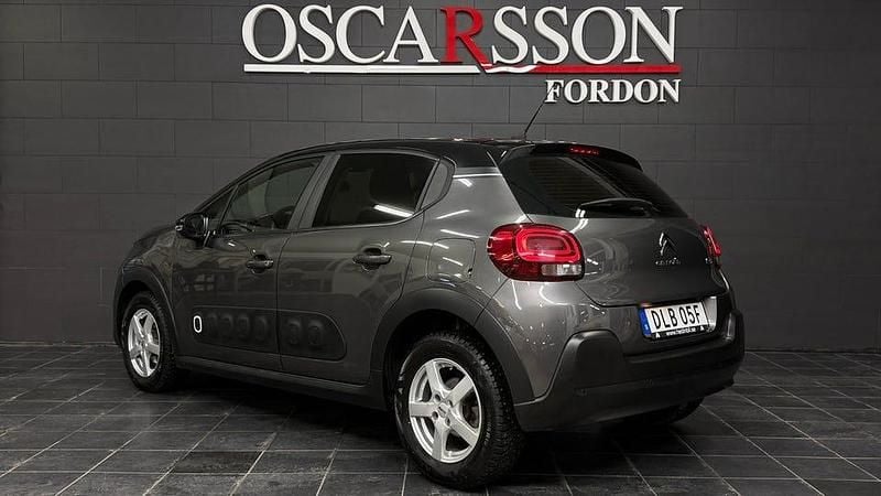 Begagnad Citroën C3 PureTech 112 HK (82 kW) 2021 Grå Halvkombi