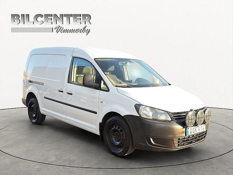 Vit Begagnad 2014 VW Caddy Maxi Minibuss | 99 500 kr (Lite dyr) - Bild 1/4