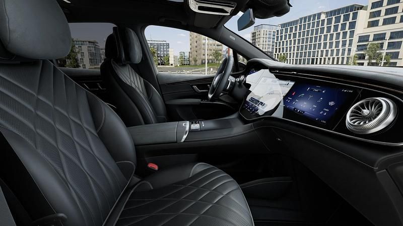 Ny Mercedes EQS580 Edition 400 kW (544 HK) 2025 Grön SUV